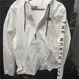 The North Face White Hooded Jacket